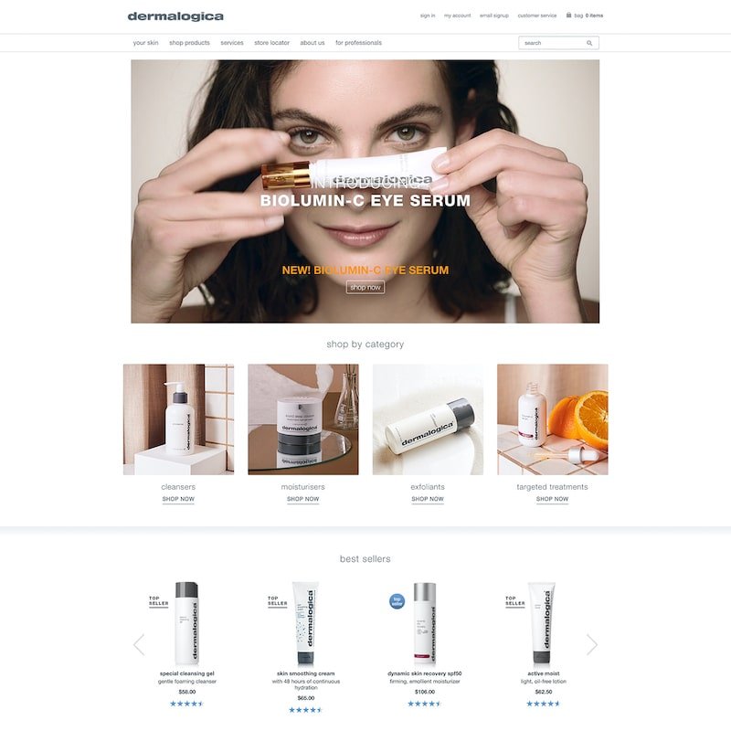 Dermalogica E-Commerce